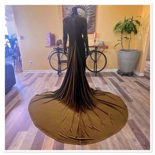 Robe De Soirée Glamour Marc Bouwer - Soie Couleur Or/champagne - Longue - Neuf Avec étiquettes