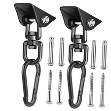 Porch Swing Hanging Kit, 360 Rotating 1200 lb Capacity Hanger for Porch Swing,