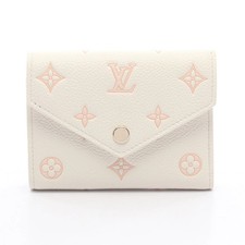   Wallet  LOUIS VUITTON Portefeuille Victorine Monogram Empreinte Milky White