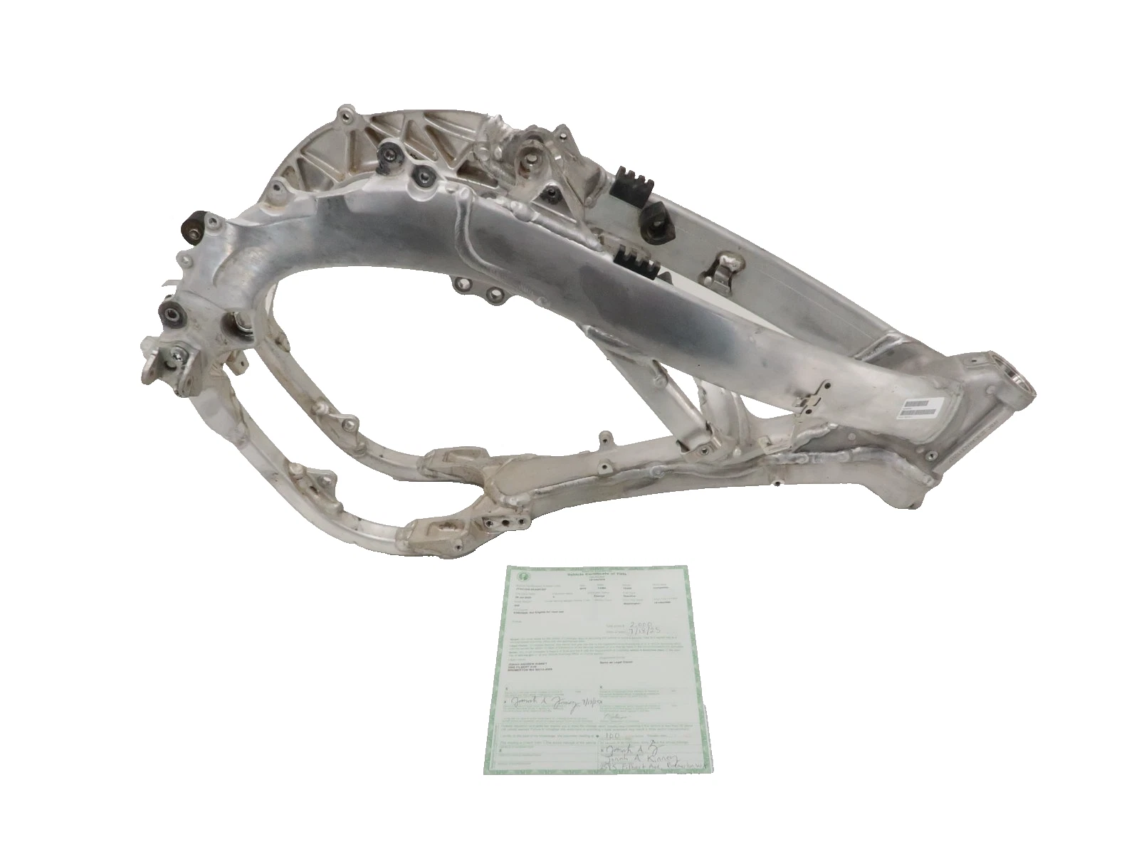 Yamaha YZ450F - Stock Main Frame Chassis w/ CLEAN CLEAR TTL - 2019 YZ450 OEM