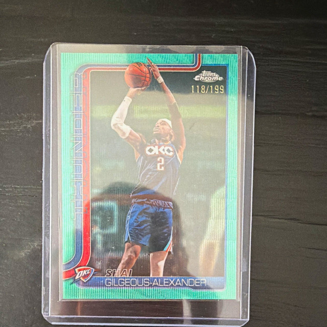 Topps Chrome 2025-26 Shai Gilgeous-Alexander #141 Aqua Refractor /199