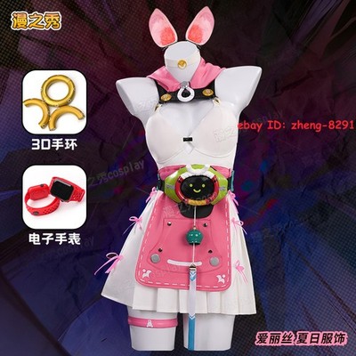 Zenless Zone Zero Alice Halloween Costume Outfit Cosplay Swimsuit Party Uniform