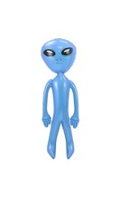 60" Giant Galaxy Alien INFLATE Vinyl Inflatable Huge Alien Figure Blue  2