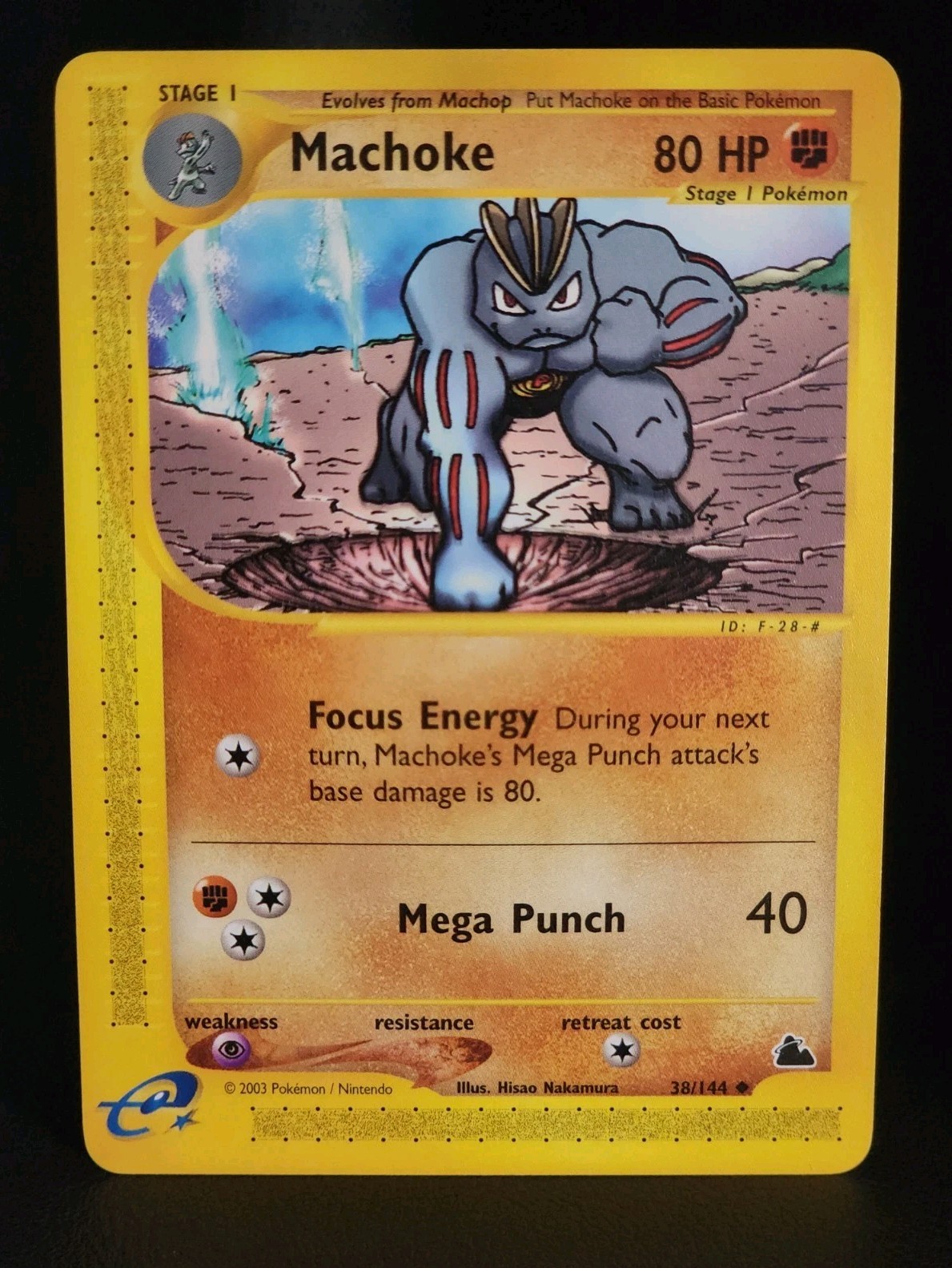 Machoke 38/144 - Skyridge - Near Mint - Pokemon Card - E Reader