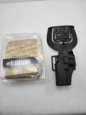 Used Blackhawk! CQC Serpa Holster Glock 17 22 31 Gen 1-4 Left Hand Paddle Belt