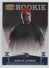 2011 Panini Gridiron Gear Rookie Platinum X's 23/25 Marcus Cannon #187 0k0