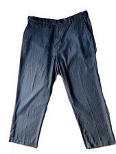 David Taylor Collection Gray Pants Men’s 38x30 Expandable Waistband Flat Front