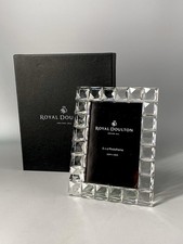 Royal Doulton Crystal Radiance Diamond 6”x4” Photograph Picture Frame - Boxed
