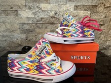 Fuchsia Low-Top Sneakers Size 6