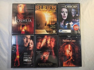 Horror DVD Lot of 6 Hellish Horror From Hell Ninth Gate Johnny Depp More