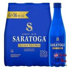 Bottles, 6-Pack &ndash; Carbonated Spring 16 Fl Oz (Pack of 6) Sparkling Water