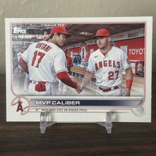 2022 Topps Update #US115 MVP Caliber (Mike Trout / Shohei Ohtani) - Angels
