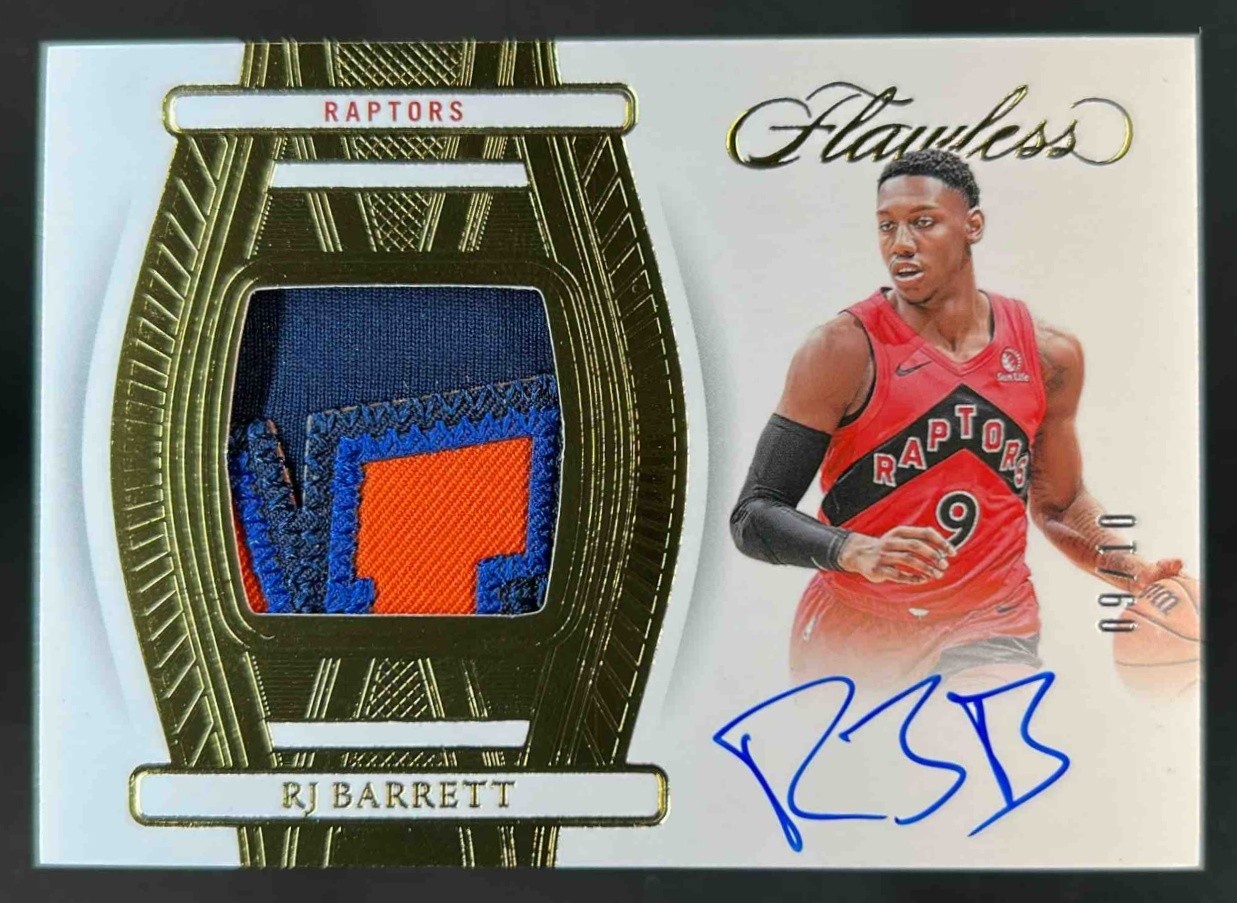 RJ Barrett 2023 Flawless #44 Gold /10 Price Guide - Sports Card