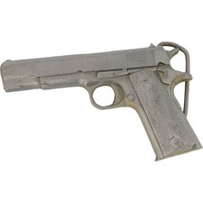 Colt 1911 .45 Pistol Handgun Gun Firearm Shooting 1970s Vintage Belt Buckle