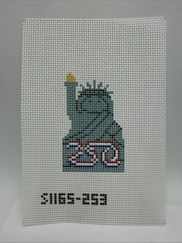 STITCH ITS 250th Commemorative Statue Of Liberty Angel 13m Needlepoint Canvas