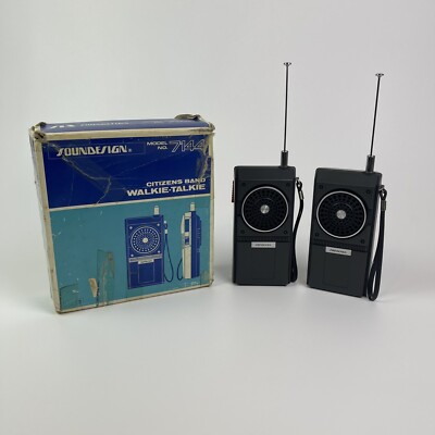 E.T. WALKIE TALKIES 未開封 Vintage Sound Design 1977 Walkie Talkies New in Box complete Made
