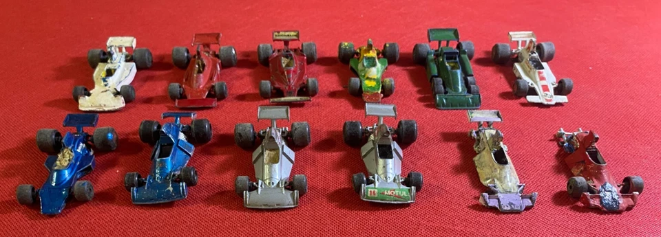 POLISTIL Lotto 12 Auto F1 FERRARI BRM LOLA TYRRELL +++ - Immagine 2 di 3