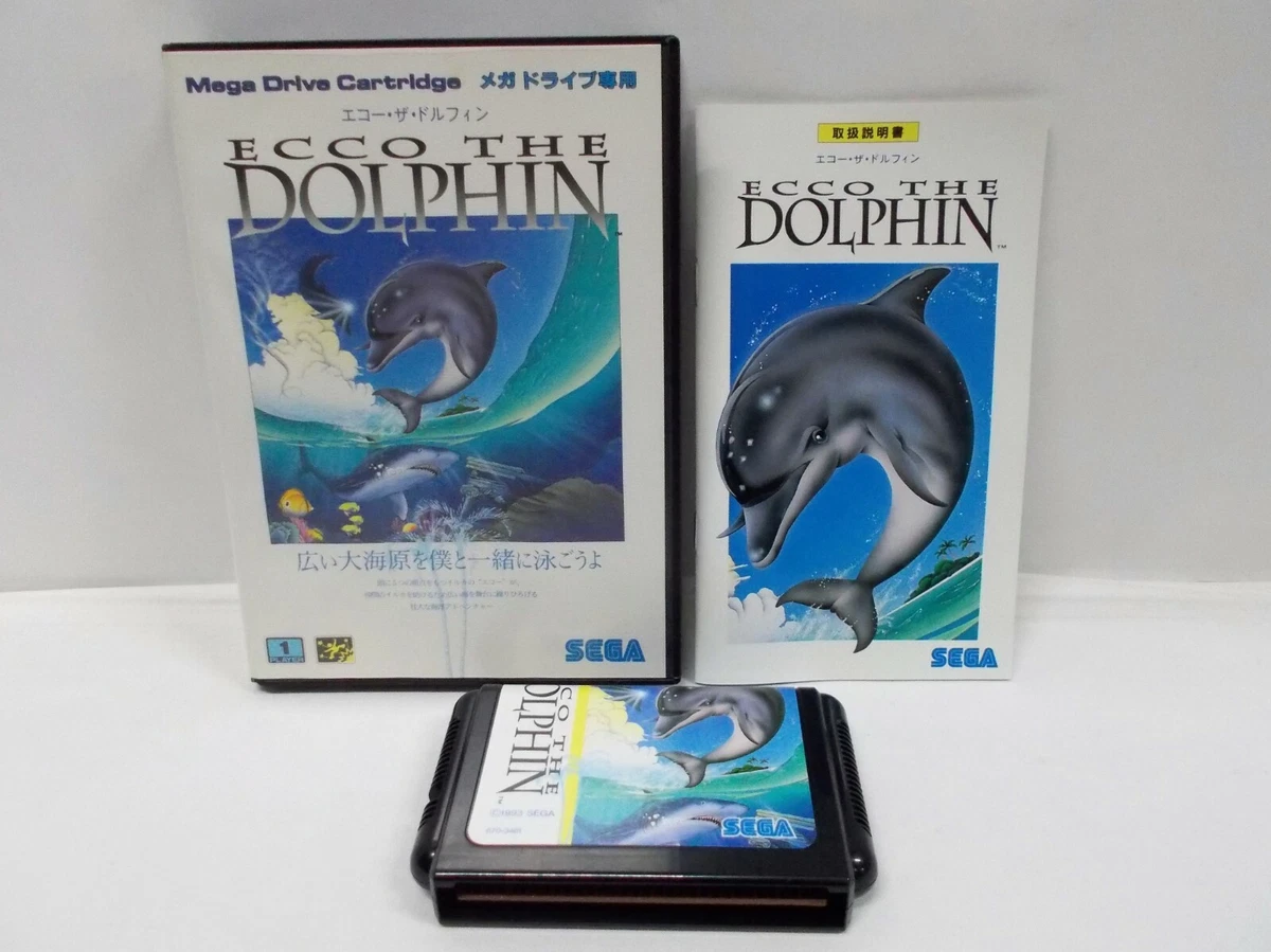 SEGA Mega Drive Genesis ECCO THE DOLPHIN NEW JAPAN GAME