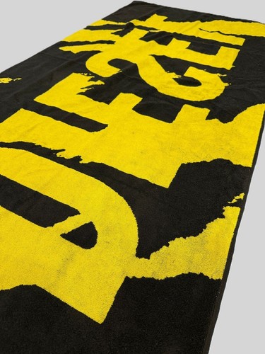 Diesel Bmt Helleri gelb - schwarz Strandtuch - Bild 1 von 5