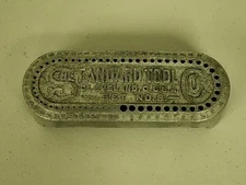 Vintage The Standard Tool Co No 8 Indexed 1-60 Cast Metal Drill Bit Stand U.S.A