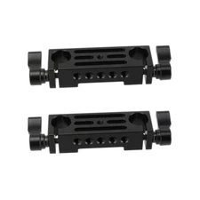 2x CAMVATE Aluminum Rod Clamp 15mm Railblock fr 15mm Rail Rig Rod Support System