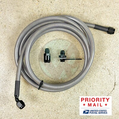 96-00 Civic 4dr Sedan Replacement Stainless Steel Fuel Feed Line Tank to Filter