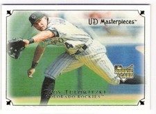TROY TULOWITZKI 2007 UD Masterpieces ROOKIE Card #34 Colorado Rockies RC 34