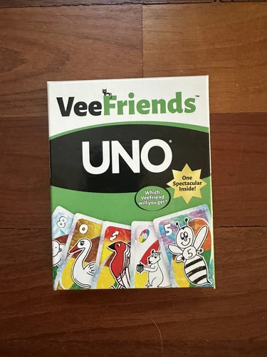 Brand New & Factory Sealed VeeFriends UNO Cards by Mattel Creations Gary Vee