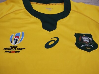 Australia Rugby World Cup 2019 Japan - Home Shirt Asics Medium