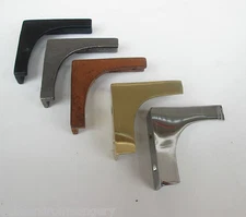 1 X MILITARY CASE CHEST BOX TRUNK CASKET CORNERS ANGLE BRACE FURNITURE CRAFTS 