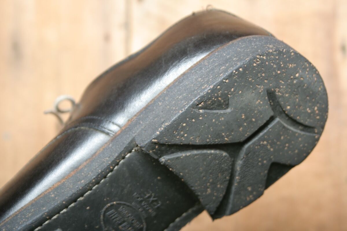 HIROKAWA Scotch Grain Black Leather Bench Made Oxfords JPN HIROKAWA Scotch Grain Black Leather Bench Made Oxfords JPN