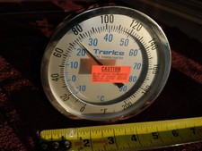 H. O. Trerice B8560604 Thermometer, 0-200 F, 5  Dial, 6  Adjustable Angle Stem