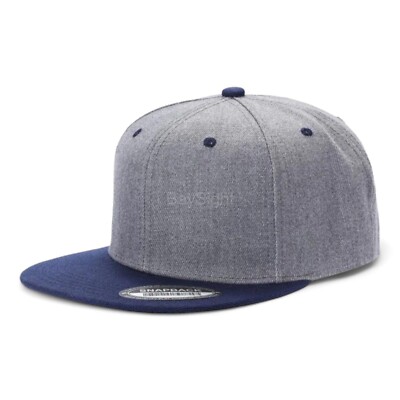 Snapback Hat Flat Brim Baseball Cap Trucker Solid Plain Blank Men Hip Hop Army