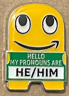 HE/ HIM pronouns AMAZON PECCY PIN