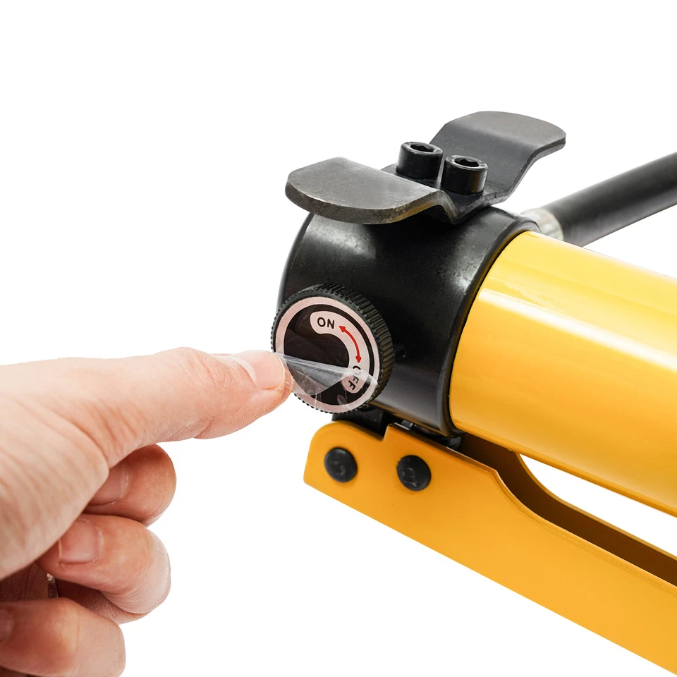 20 Ton Hydraulic Crimper Crimping Tool Dies Cable Wire Hose Lug Terminal + Pump - Image 4 of 4