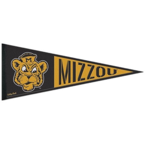 Missouri Tigers Throwback NCAA Embroidered Wool 13" X 32" Pennant - 第 1/1 張圖片