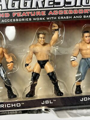 WWE Micro Aggression (2008) Figure Set 3-Pack Chris Jericho JBL