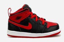 JORDAN 1 MID TD BLACK / FIRE RED DQ8425 060 TODDLER