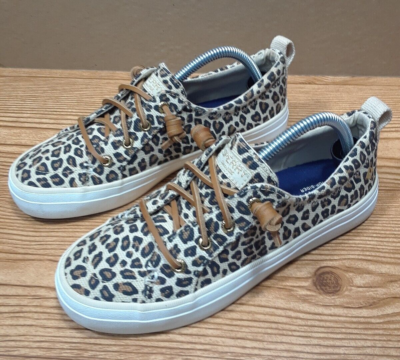 Sperry Top Sider Loafer Boat Shoes Womens Sz STS85931 Cheetah
