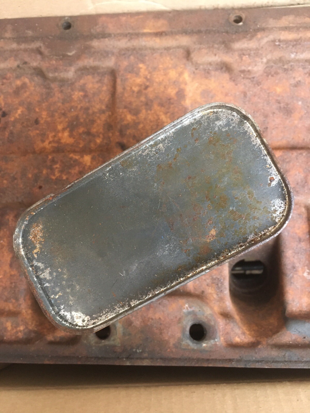 Vintage Fiske Brothers Refining Co. Lubriplate Can Tin Gas Oil