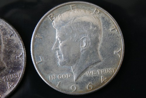3x Half Dollar Münzen aus Amerika unterschiedlicher Zustand Second-Hand Silber - Picture 4 of 8