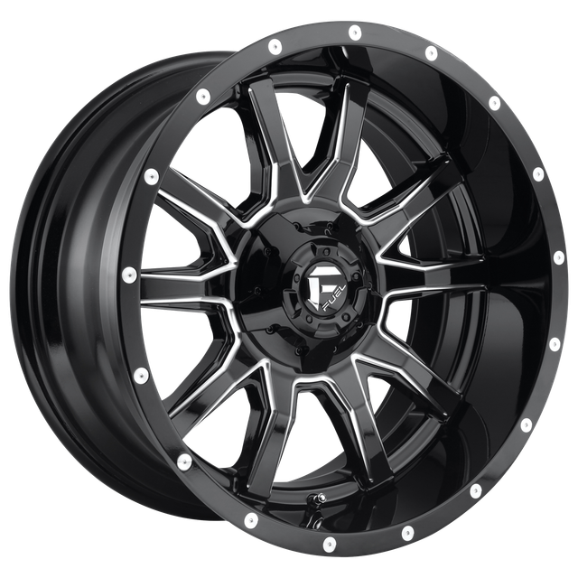 Fuel Offroad Contra 20X10 6X135.00/6X139.70 Matte Black Milled (19 Mm