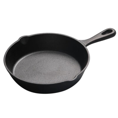 Gusseiserne Pfanne 14cm Soßenpfanne Schwer Bratpfanne Grillpfanne für Küche
