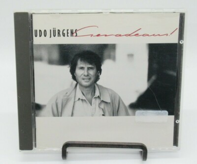 UDO JURGENS: GERADEAUS MUSIC CD, 14 GREAT TRACKS, ARIOLA GERMANY RECORDS
