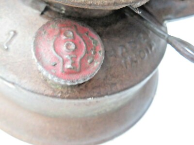 Antique NO.1 SUN MARK GERMAN TYPE MADE IN INDIA KEROSENE oil lamp