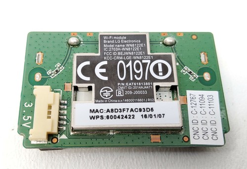 New Genuine LG EAT61813801 WI-FI WIFI Module Board For Certain LG TV - Picture 4 of 5