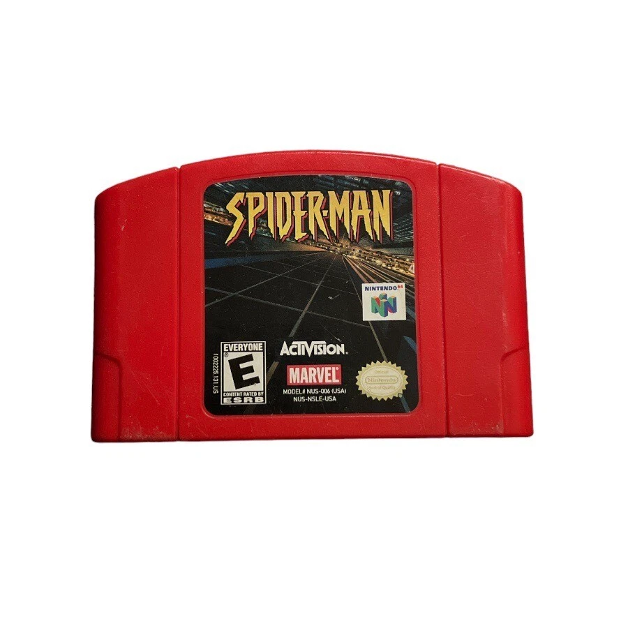 Spiderman on sale n64 cartridge