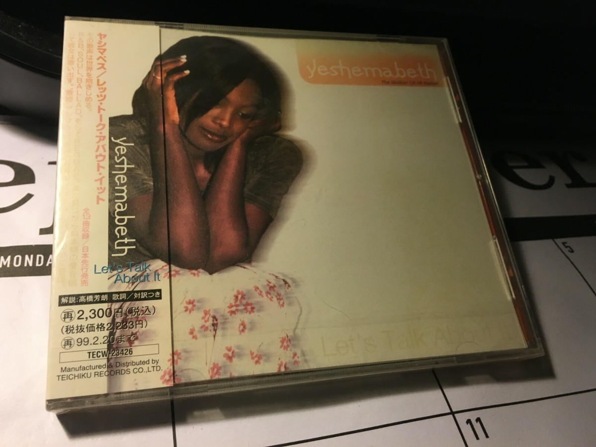 YESHEMABETH - LET'S TALK ABOUT IT JAPAN IMPORT CD+OBI TECW