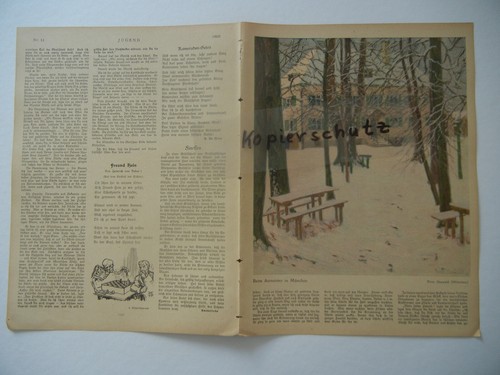 JUGEND Hirth 1909 Einzelverkauf Doppelseiten - Abbildungen und viele weitere - Picture 13 of 113
