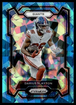 2023 Panini Prizm Blue Ice 32/99 Darius Slayton #220 BG6